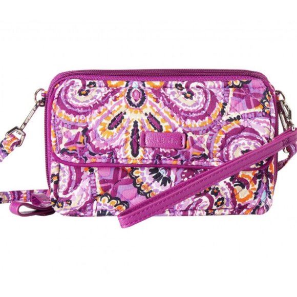 Very Bradley Iconic RFID All-in-One Crossbody/Wristlet Dream Tapestry print - Picture 1 of 11